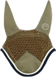 Equithème Polyfun Fliegenhaube für Pferde in Taupe – Bild 1 von 2