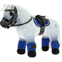 Produktbild von Equithème Pony Academy Reitspielzeug Trensen und Gebisse aus Leder in Schwarz Weiß und Blau