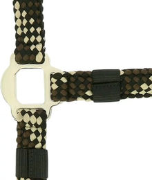 Produktbild von Equithème Pony Halfter aus geflochtenem Polyester in Beige oder Bunt