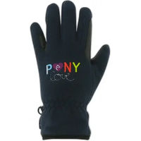 Produktbild von Equithème Ponylove Reithandschuhe für Kinder Winter Marineblau 9-12 Jahre