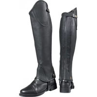 Produktbild von Equithème Premium Mini-Chaps aus Leder für Unisex in Schwarz Größe L