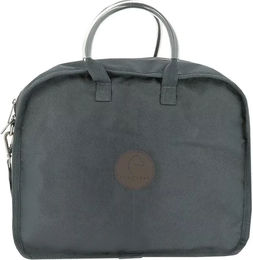 Produktbild von Equithème Premium Pagen-Tasche aus Polyester wasserabweisend Blau Grau L 39 x P 19 x H 14 cm