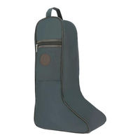 Produktbild von Equithème Premium Stiefeltasche wasserabweisend aus Polyester Blau Grau Unisex
