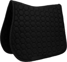 Produktbild von Equithème Pretty Satteldecke für Pferde in Schwarz aus Polyester für Vollblut