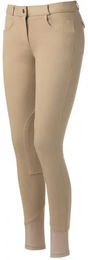 Produktbild von Equithème Pro Reithose für Mädchen aus Baumwolle in Beige