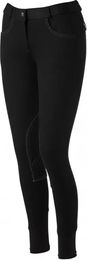 Produktbild von Equithème Pro Reithose für Mädchen aus Baumwolle Schwarz