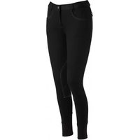 Produktbild von Equithème Pro Reithose für Mädchen aus Baumwolle Schwarz