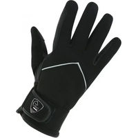 Produktbild von Equithème Pro Series Winterreithandschuhe aus Polyester Schwarz Unisex Größe XS