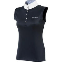 Produktbild von Equithème Reit-Poloshirt aus Mesh für Damen in Blau oder Schwarz Größe XL
