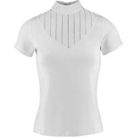 Produktbild von Equithème Reit-Poloshirt Funza Turnier Damen Weiß Größe L