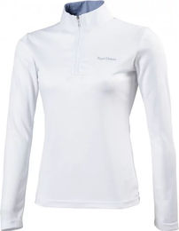 Produktbild von Equithème Reit-Poloshirt für Damen aus Mesh in Weiß XL