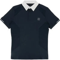 Produktbild von Equithème Reit-Poloshirt für Herren Sommer Weiß Blau XL aus Polyamid