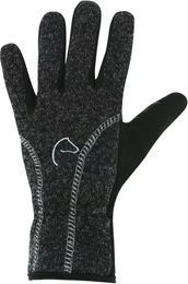 Produktbild von Equithème Reithandschuhe Chaud Winter Unisex aus Polyester in Grau oder Schwarz XXL