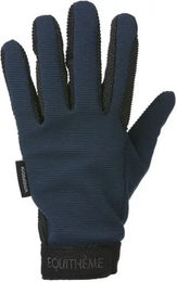 Produktbild von Equithème Reithandschuhe Knit Winter Unisex Blau XL aus Polyester wasserdicht