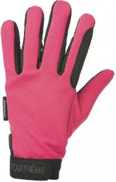 Produktbild von Equithème Reithandschuhe Knit Winter Unisex Rosa Größe L aus Polyester wasserdicht