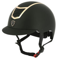 Produktbild von Equithème Reithelm Airy für Damen in Rosegold/Schwarz Größe 56-58