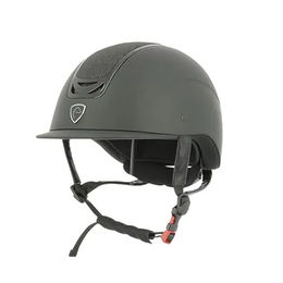 Equithème Reithelm Pepit Unisex Schwarz Kunststoff CE-zertifiziert 49/51 cm – Bild 1 von 3