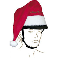 Produktbild von Equithème Reithelmüberzug Noël aus Polyester in Rot für Damen und Herren