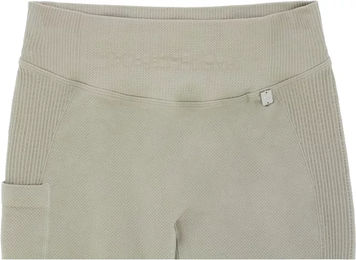 Produktbild von Equithème Reithose Damen Je t'aime Acacia Full Grip in Orange und Beige Größe XS
