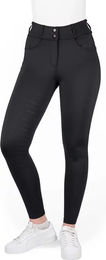Produktbild von Equithème Reithose Elsa JTM Full Grip für Mädchen in Schwarz Größe 8 Jahre