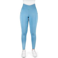 Produktbild von Equithème Reithose Fanny für Damen in Blau Größe 34 aus Polyester