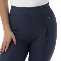 Produktbild von Equithème Reithose Full Grip Damen Winter Blau Größe 42 wasserabweisend