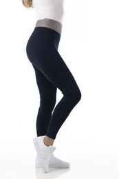 Equithème Reithose für Damen in Schwarz und Blau aus Polyester Größe 42 – Bild 1 von 1