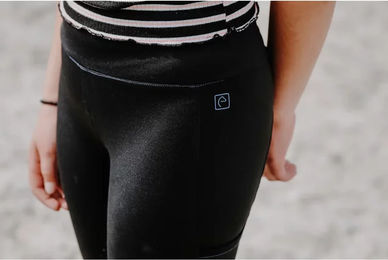 Produktbild von Equithème Reithose Lyly für Mädchen mit Silikonboden in Schwarz