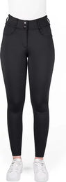 Produktbild von Equithème Reithose Mila Full Grip Damen Schwarz Polyamid Größe 34