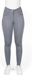 Produktbild von Equithème Reithose Mila Full Grip für Damen in Grau Größe 38 aus Polyamid