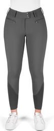 Produktbild von Equithème Reithose Sally Full Grip für Damen in Grau aus Polyamid