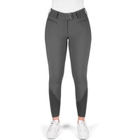 Produktbild von Equithème Reithose Sally Full Grip für Damen in Grau aus Polyamid