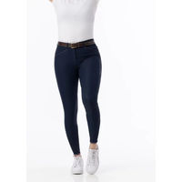 Produktbild von Equithème Reithose Yolande Mid Grip Blau Unisex Größe 36 wasserabweisend