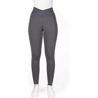 Produktbild von Equithème Reitleggings JTM Flora Damen Full Grip Grau Größe 36