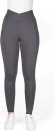 Equithème Reitleggings JTM Flora Damen Full Grip Grau Größe 38 – Bild 1 von 8