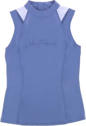 Produktbild von Equithème Reitpolo Damen Alba aus Polyamid in Lila und Blau XL