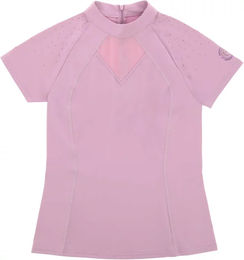 Produktbild von Equithème Reitpolo Damen Claudia Rosa Polyamid Sommer Grösse L