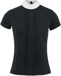 Produktbild von Equithème Reitpolo Damen Dorla aus Polyester in Weiß Blau oder Schwarz Größe XL