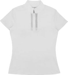 Produktbild von Equithème Reitpolo Damen Riyadh Weiß XS aus Polyester für den Sommer