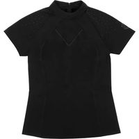 Produktbild von Equithème Reitpolo Damen Schwarz Sommer Polyamid Größe M