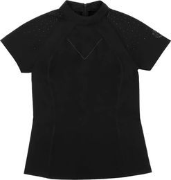 Produktbild von Equithème Reitpolo Damen Schwarz Sommer Polyamid Größe S