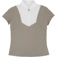 Produktbild von Equithème Reitpolo Damen Tokyo Weiß Grau Beige Nylon XL