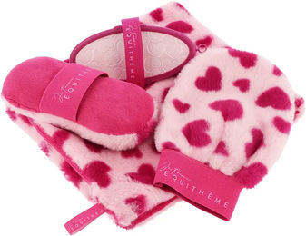 Produktbild von Equithème Reitputzset Je t'aime in Rosa aus Polyester