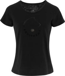 Produktbild von Equithème Reitshirt Claire für Damen aus Baumwolle Schwarz XL