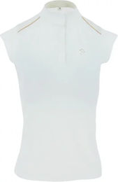 Produktbild von Equithème Reitshirt Damen Brussels Weiß Polyester Größe M