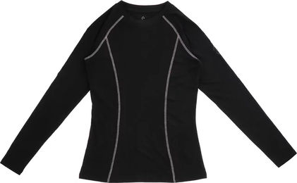 Produktbild von Equithème Reitshirt Damen Stella aus Bio-Baumwolle Schwarz Größe S