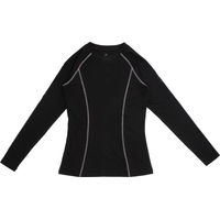 Produktbild von Equithème Reitshirt Damen Stella aus Bio-Baumwolle Schwarz Größe S