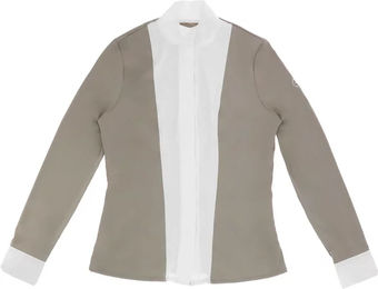 Produktbild von Equithème Reitshirt für Damen in Weiß Grau oder Beige Größe XL