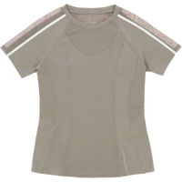 Produktbild von Equithème Reitshirt Marion für Damen aus Polyester in Grau oder Beige Größe XL
