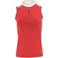 Produktbild von Equithème Reitshirt Polo für Damen aus Polyester in Lila oder Rot Größe XL
